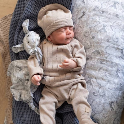 Pantalon met voetjes Cammello