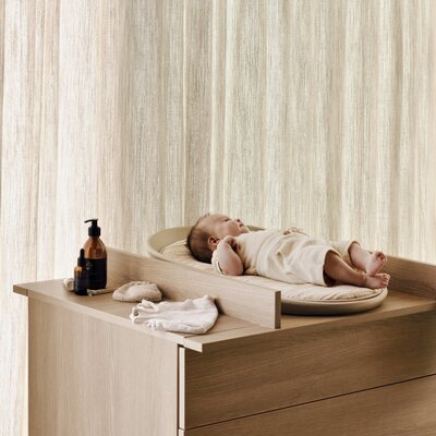 Flow Honey Ash 3-delige kamer (babybed 70x140+commode+extensie+2-deurskast)