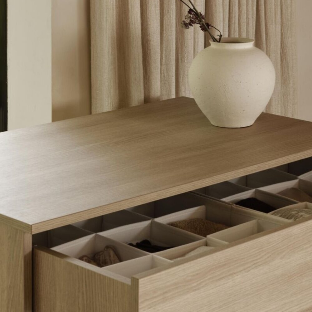 Ashi Honey Ash 3-delige kamer (babybed 70x140+commode+extensie+2-deurskast)