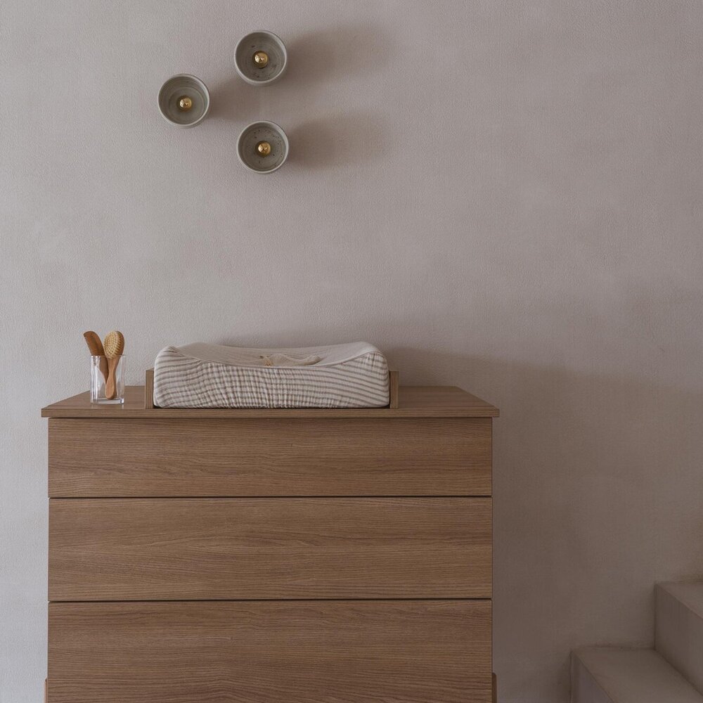 Ashi Honey Ash 3-delige kamer (babybed 70x140+commode+extensie+2-deurskast)