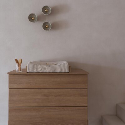 Ashi Honey Ash 3-delige kamer (babybed 70x140+commode+extensie+2-deurskast)