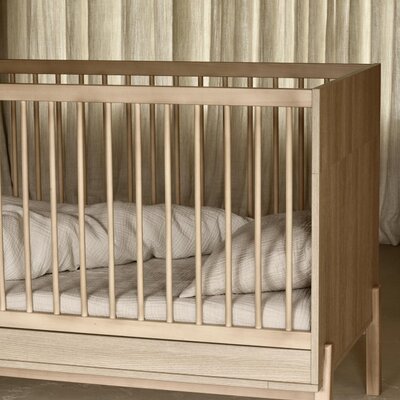 Ashi Honey Ash 3-delige kamer (babybed 70x140+commode+extensie+2-deurskast)