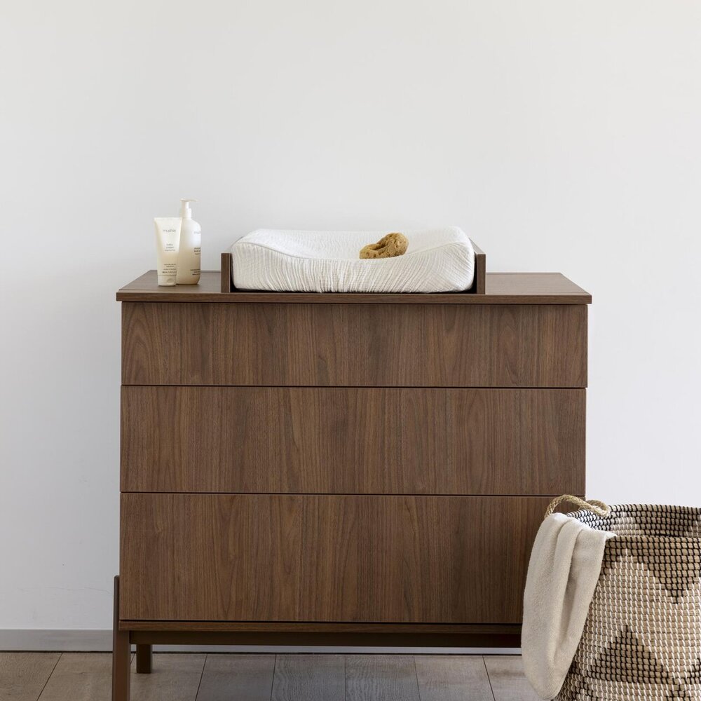 Ashi Chestnut 3-delige kamer (babybed 70x140+commode+extensie+2-deurskast)