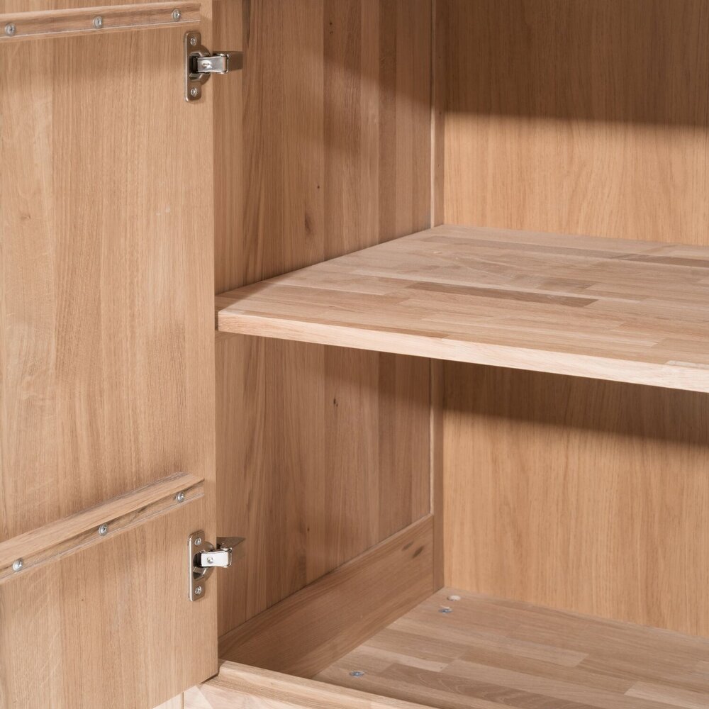 Forrest 3-delige kamer oak (babybed+commode+2-deurskast)