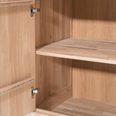 Forrest 3-delige kamer oak (babybed+commode+2-deurskast)