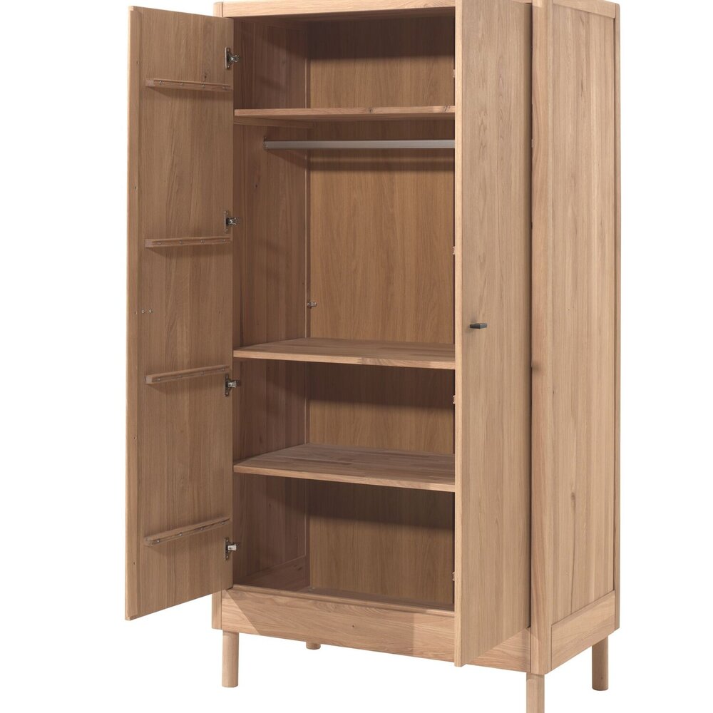 Forrest 3-delige kamer oak (babybed+commode+2-deurskast)