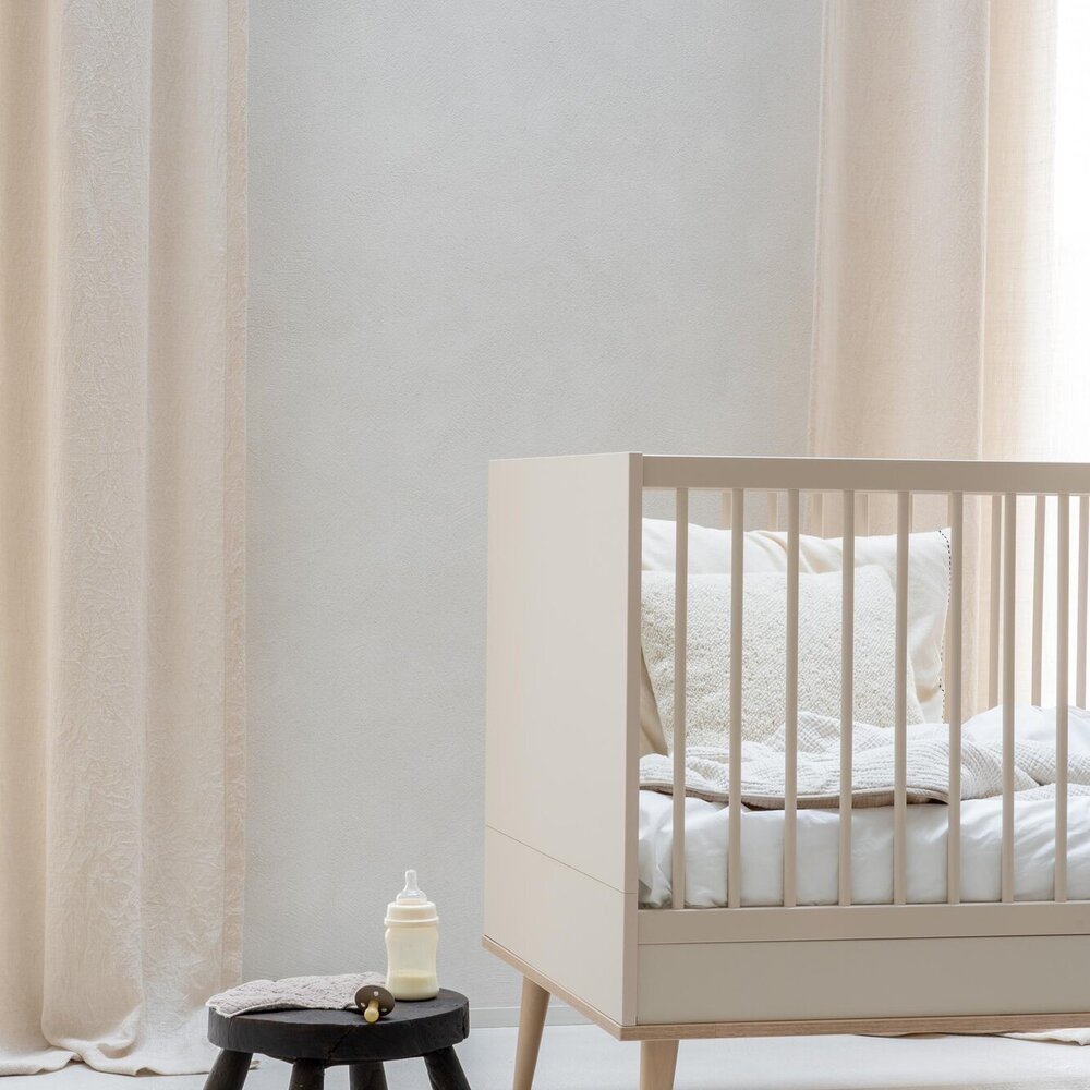 Flow Clay 3-delige kamer (babybed 70x140+commode+extensie+2-deurskast)