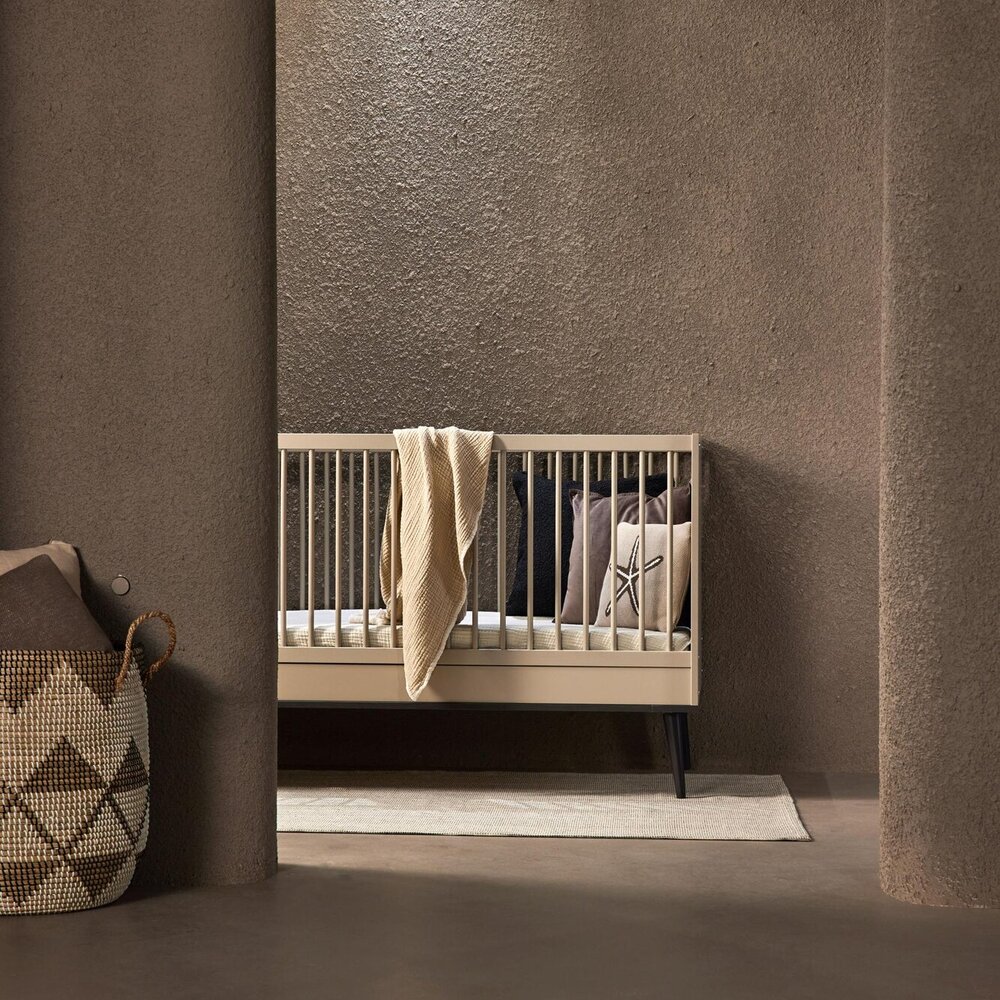 Flow Stone 3-delige kamer (babybed 70x140+commode+extensie+2-deurskast)