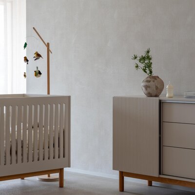 Mood Clay 2-delige kamer (babybed+commode+extensie)