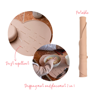 Yummy mat - Afdruipmat Blush