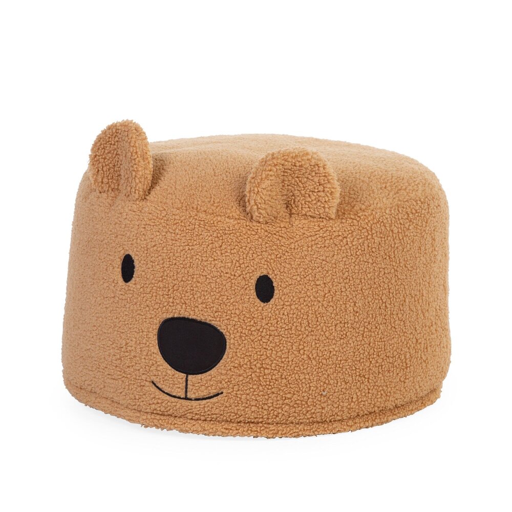 Teddy Beer Poef 40cm Beige