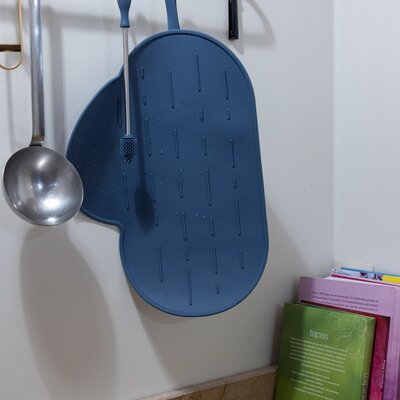 Yummy Clean Set - Afdruipmat & flessenborstel Denim