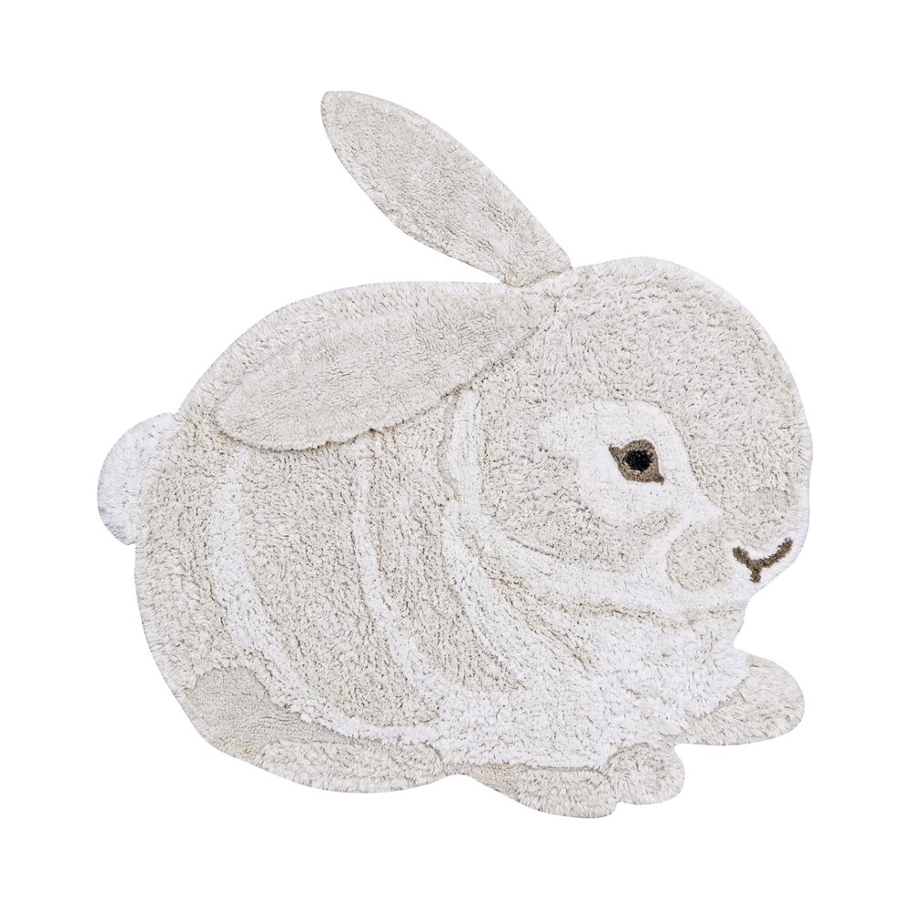 Wasbaar tapijt Animal Bunny - 130 x 135 cm