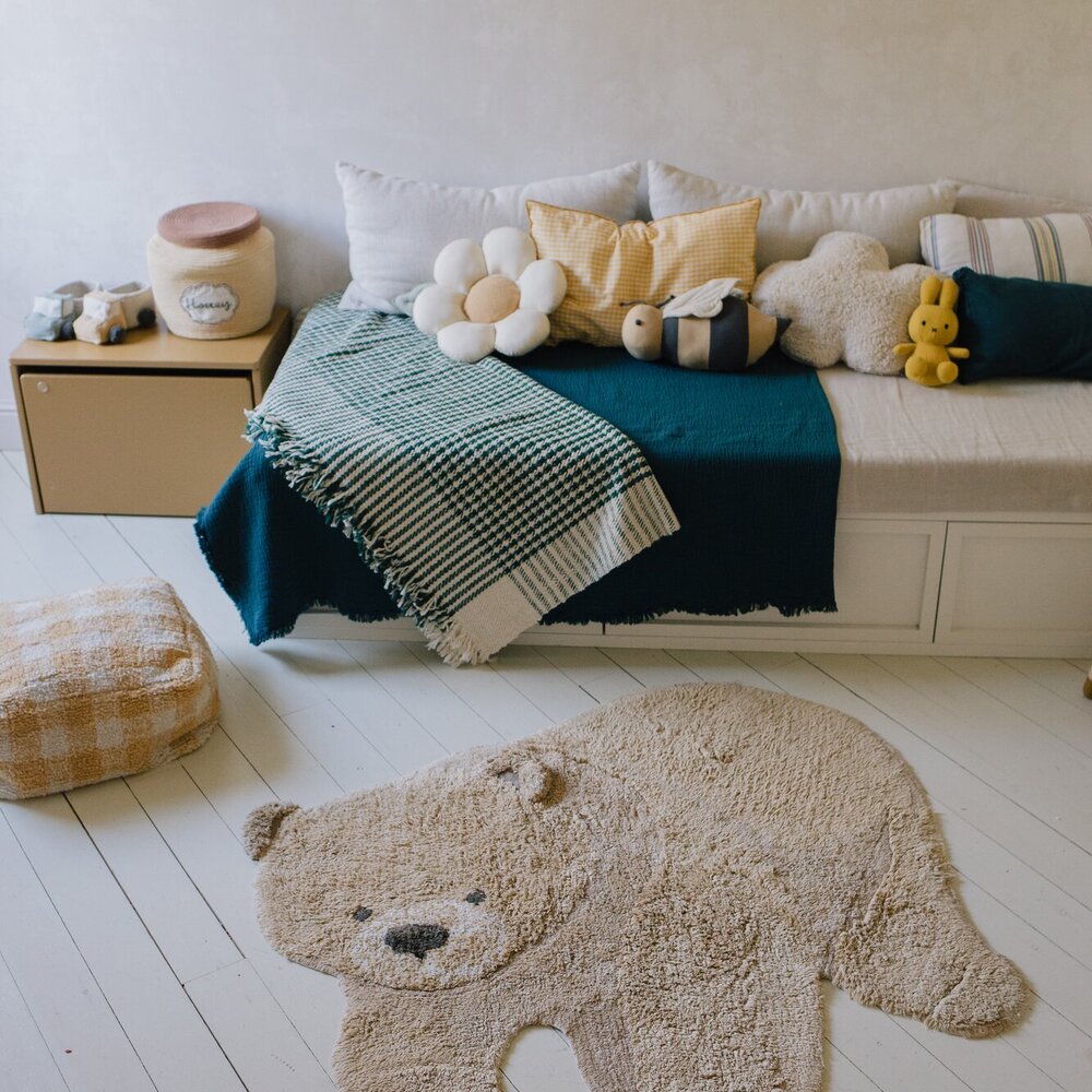 Wasbaar tapijt Animal Bear - 120 x 122 cm