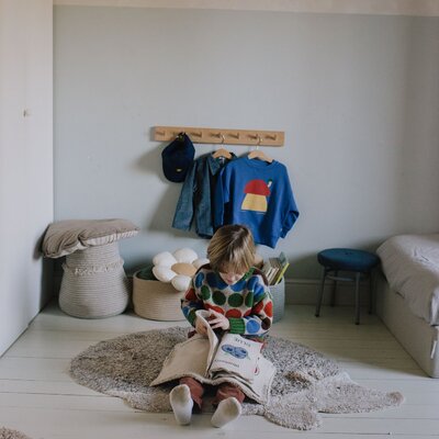Wasbaar tapijt Animal Hedgehog - 90 x 130 cm
