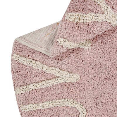 Wasbaar tapijt ABC - Ø 150 cm Vintage Nude-Natural
