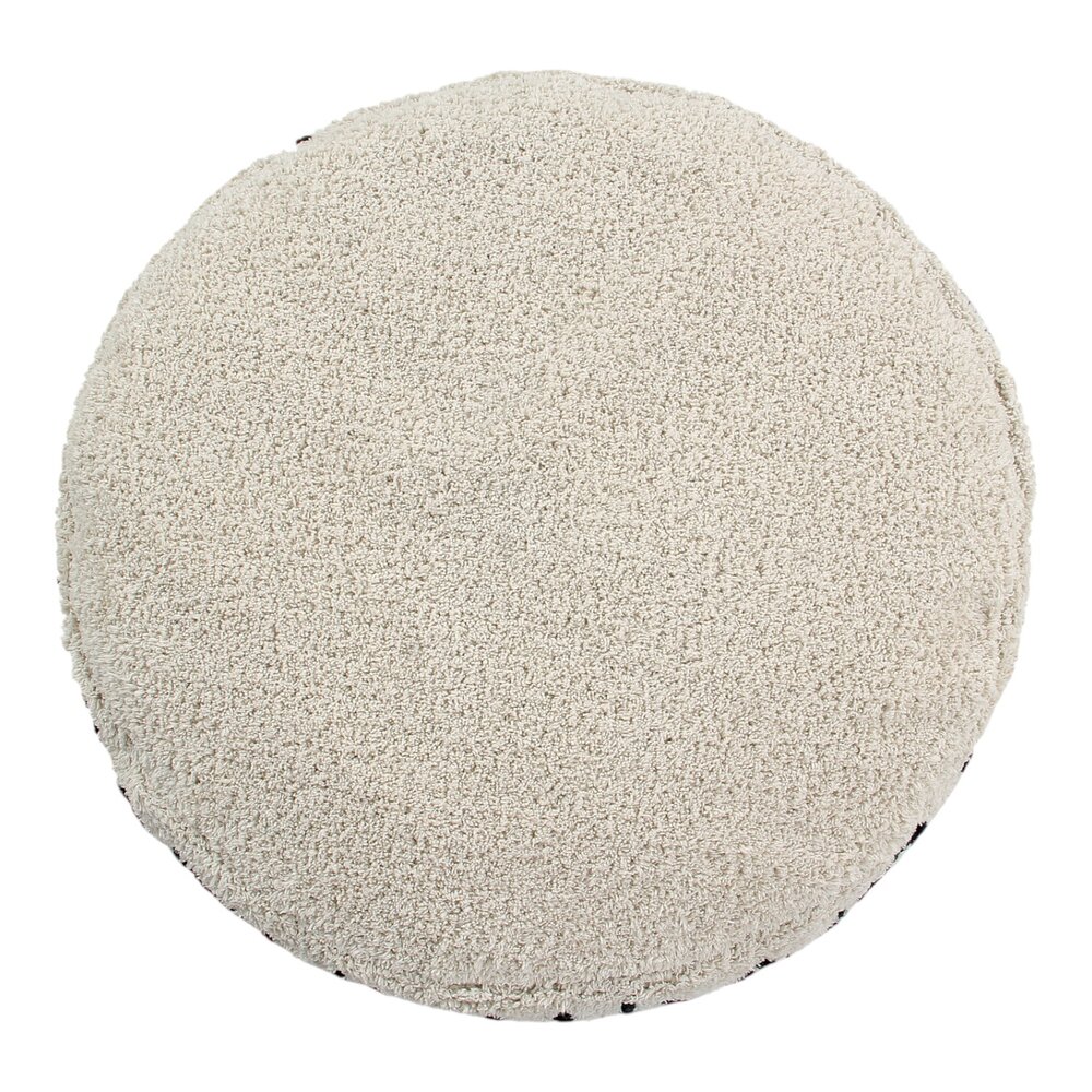 Poef ABC - 20 x 70 x 70 cm Natural - Black