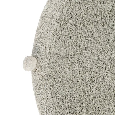 Wasbaar tapijt Bubbly natural - Ø 120 cm Olive