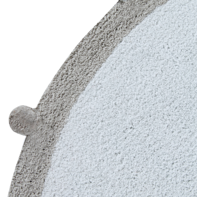 Wasbaar tapijt Bubbly - Ø 120 cm Soft blue