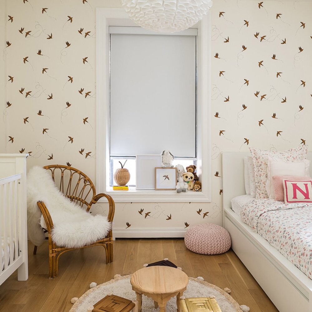 Wasbaar tapijt Bubbly natural - Ø 120 cm Honey
