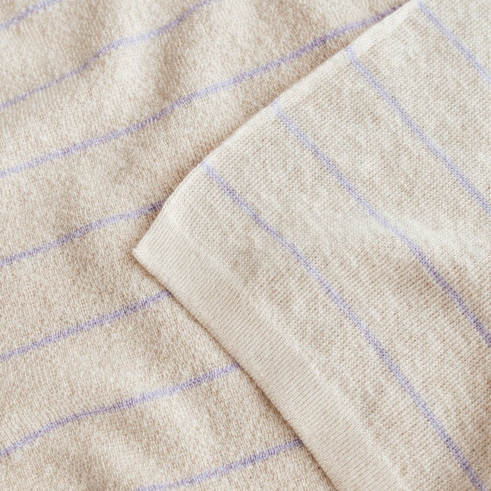 Deken Harry Cream/lilac