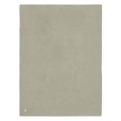 Deken Wieg 75x100cm Basic Knit Olive Green