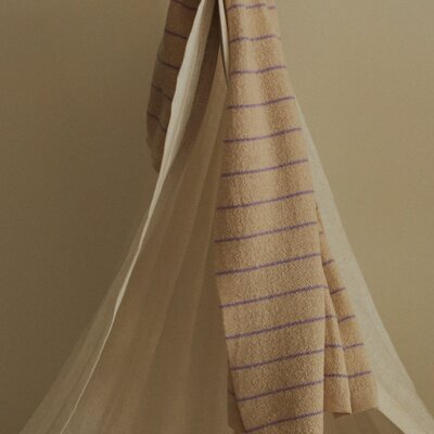 Deken Harry Cream/lilac