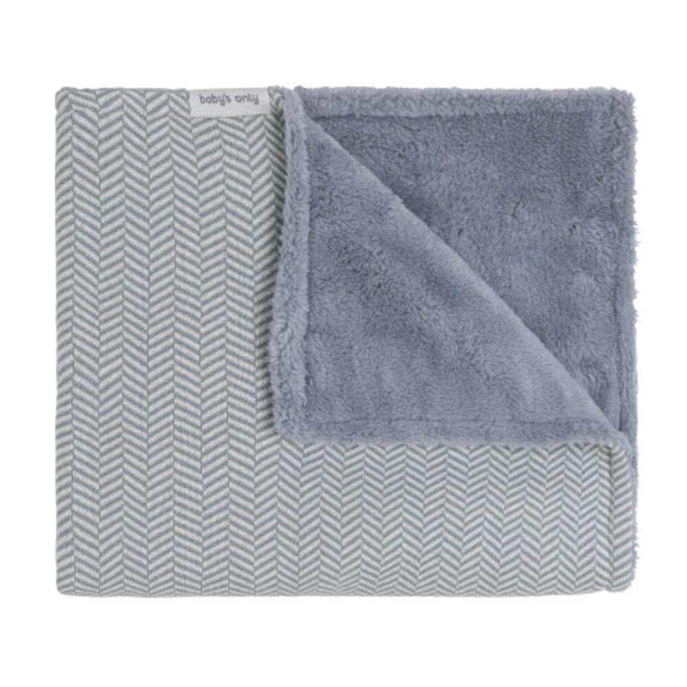 Wiegdeken teddy Dawn nordic blue/ecr