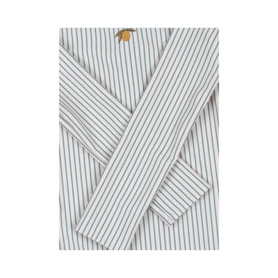 Aster badpak lange mouwen Tea stripe
