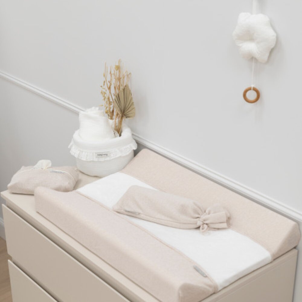 Aankleedkussenhoes Calm 45x70 warm linen