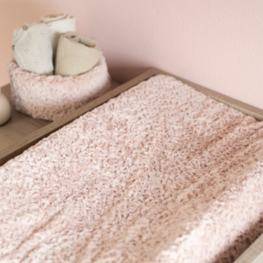Aankleedkussenhoes Snow - 45x70 oud roze