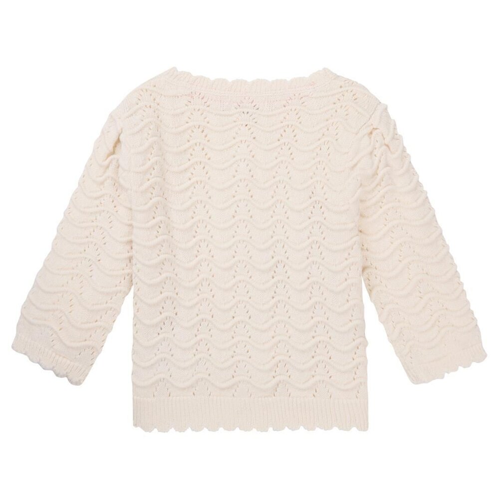 Cardigan Merritt lange mouwen Whisper White