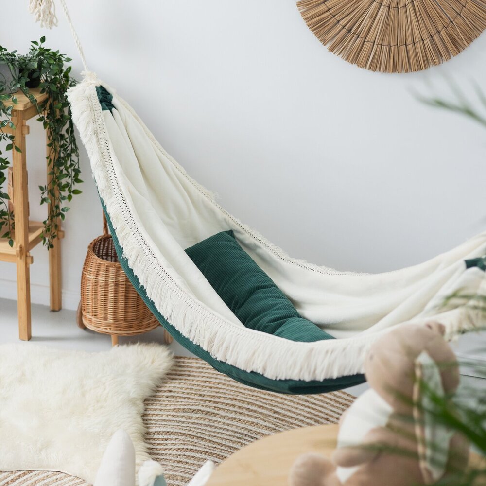 Luxe hangmat Emerand frill
