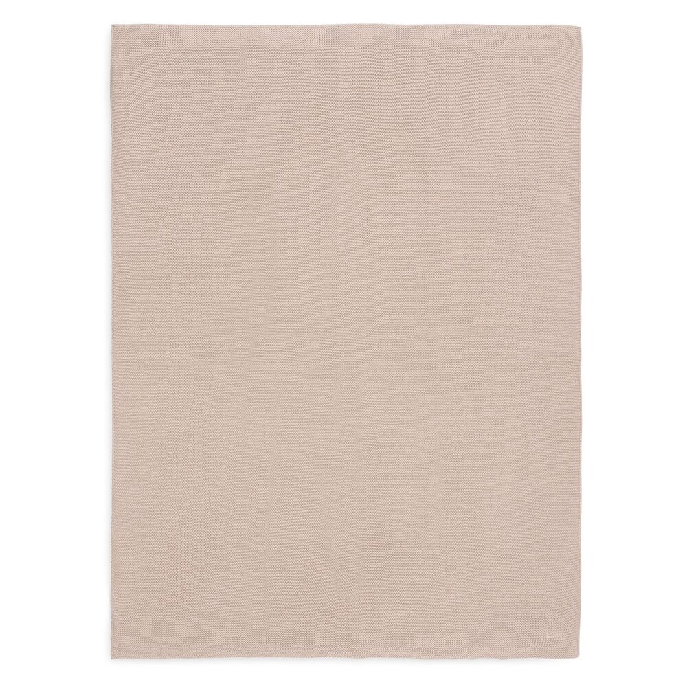 Deken Wieg 75x100cm Basic Knit Wild rose