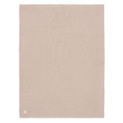 Deken Wieg 75x100cm Basic Knit Wild rose