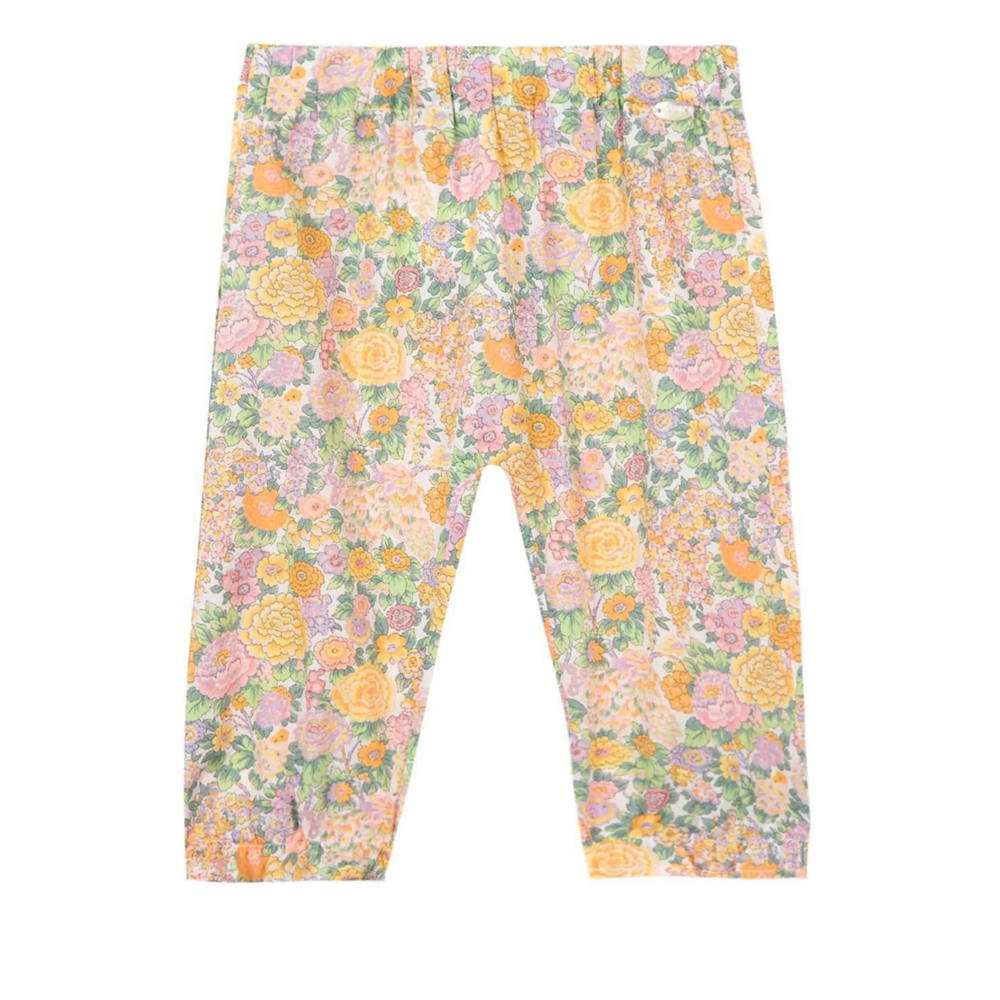 Broek met bloemetjes Geel Broek met bloemetjes Geel
