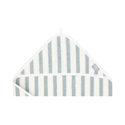 Badcape 75x75cm Stripe Terry GOTS Sea Green
