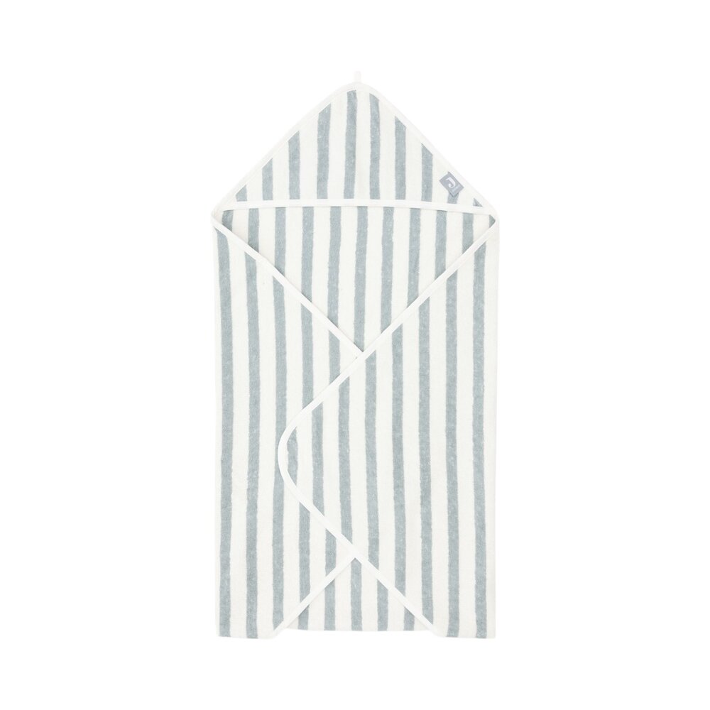 Badcape 75x75cm Stripe Terry GOTS Sea Green