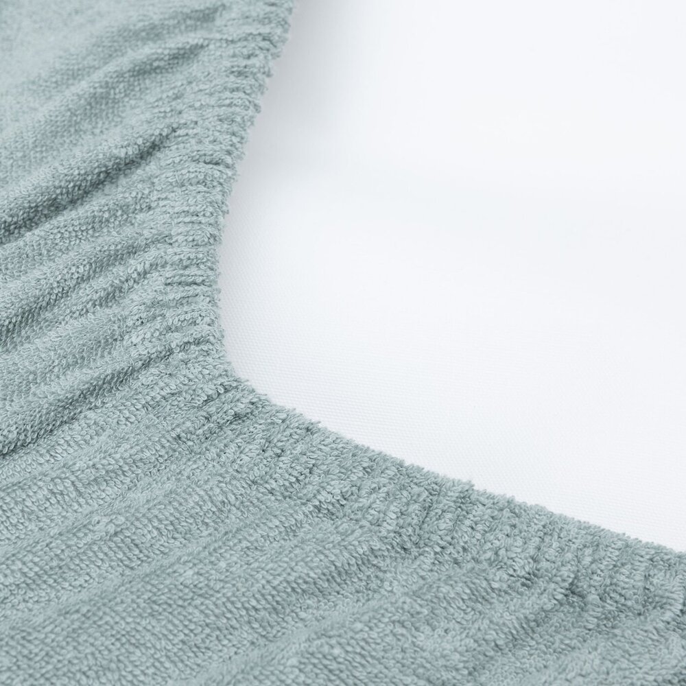 Aankleedkussenhoes Badstof 50x70cm (2pack) Sea Green/Biscuit