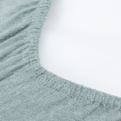 Aankleedkussenhoes Badstof 50x70cm (2pack) Sea Green/Biscuit