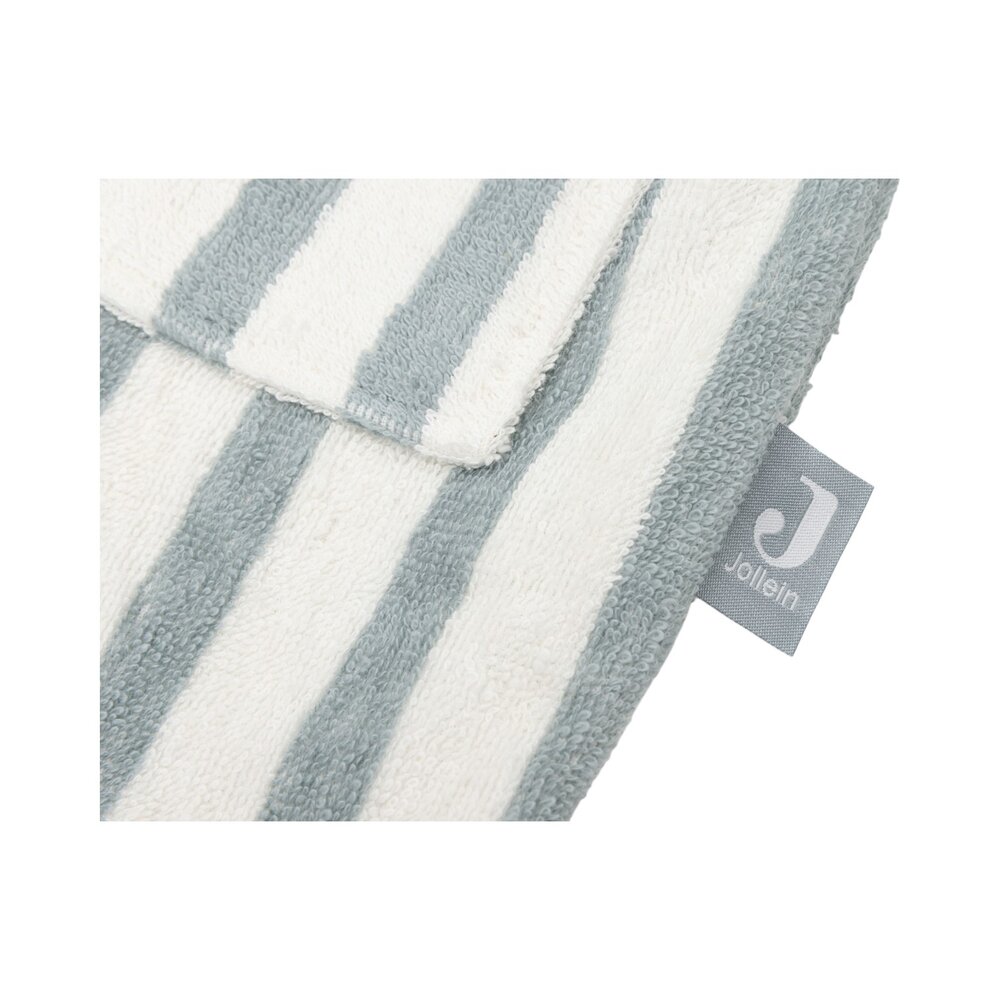 Badjas Stripe Terry Sea Green