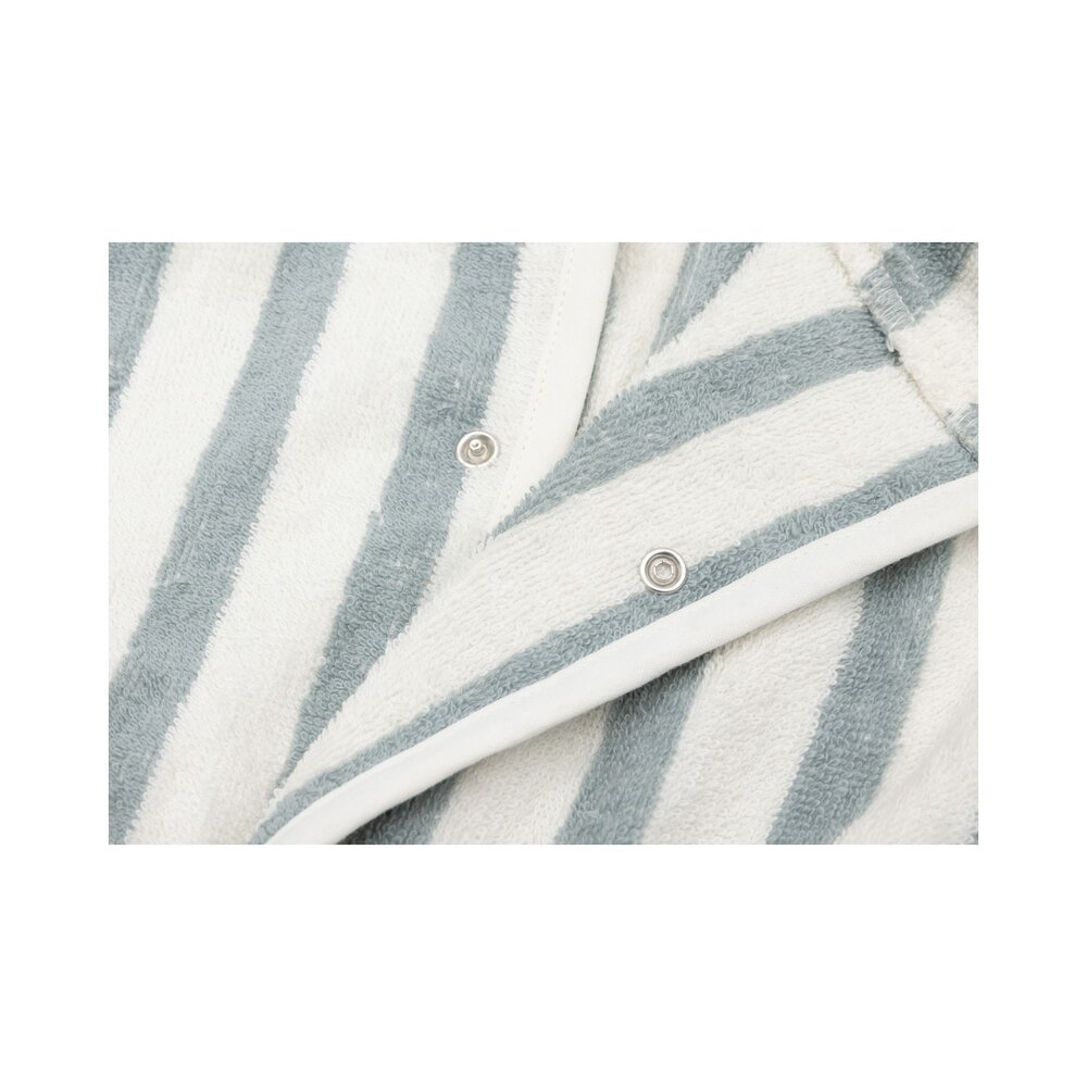 Badjas Stripe Terry Sea Green