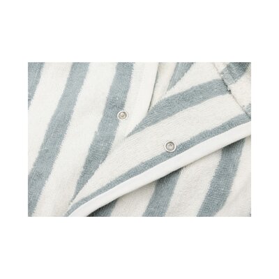 Badjas Stripe Terry Sea Green