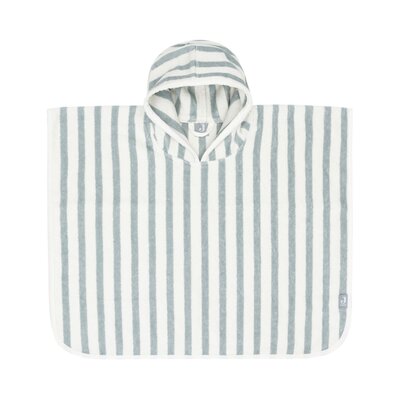 Badponcho Stripe Terry Sea Green