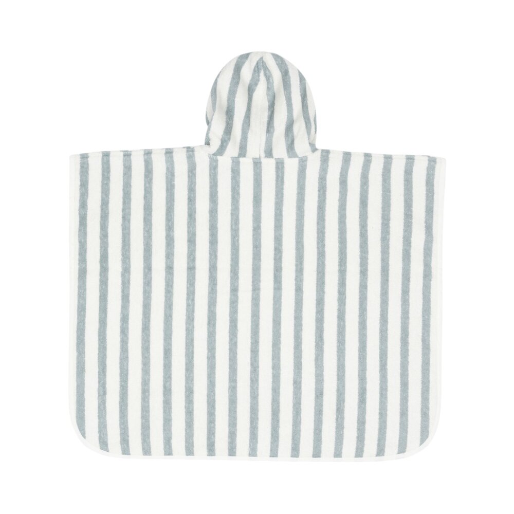 Badponcho Stripe Terry Sea Green