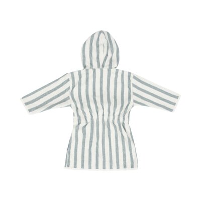 Badjas Stripe Terry Sea Green