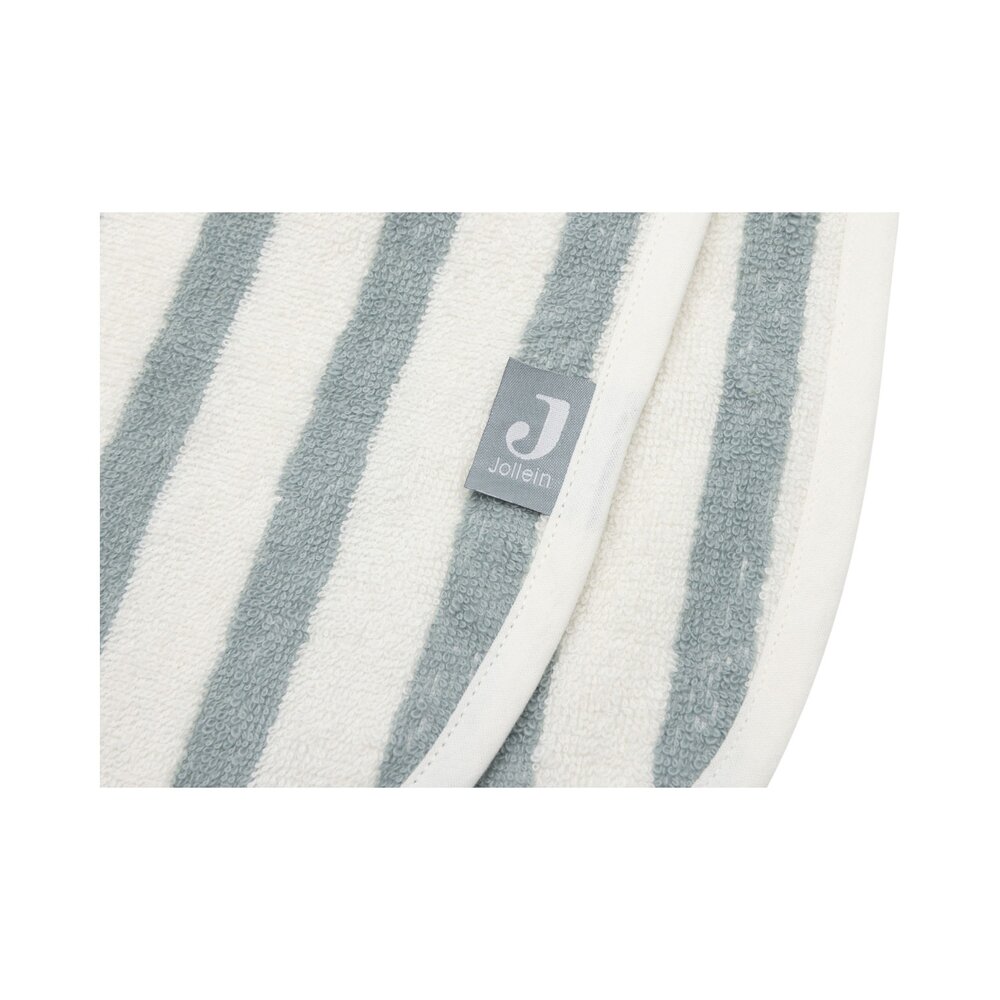 Badponcho Stripe Terry Sea Green