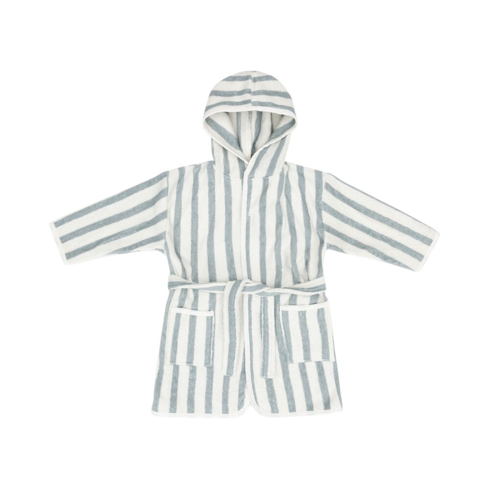 Badjas Stripe Terry Sea Green