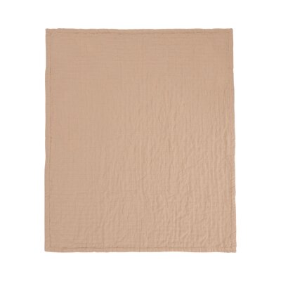 Deken Hydrofiel 75x100cm Jacquard GOTS Biscuit