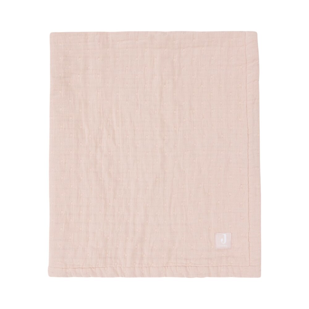 Deken Hydrofiel 75x100cm Jacquard GOTS Wild Rose